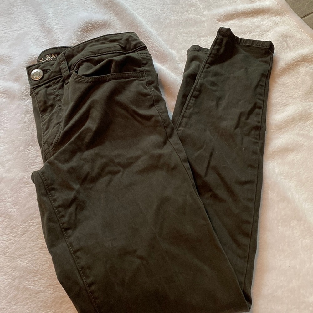 Dark green jeggings